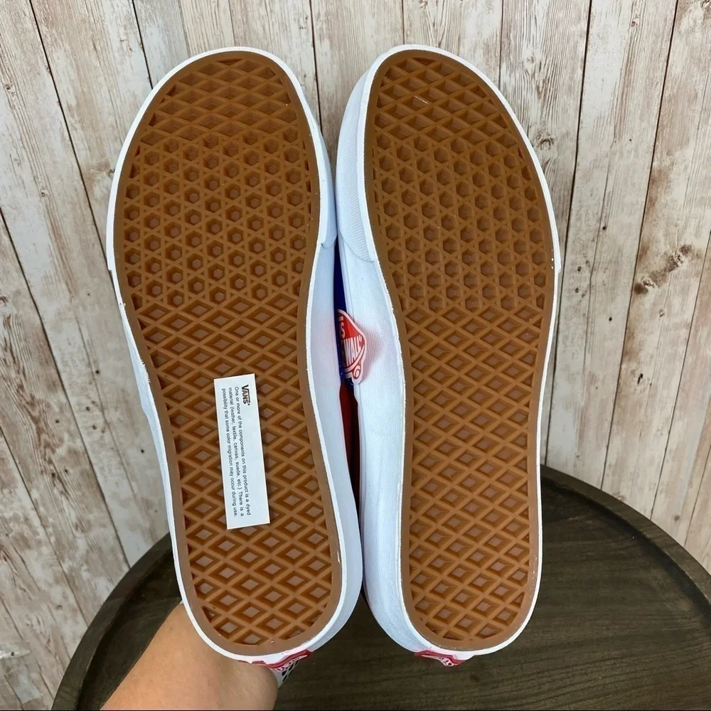 Vans Authentic Sunshine Multi/True‎ White Sneakers Size 9.5 Men